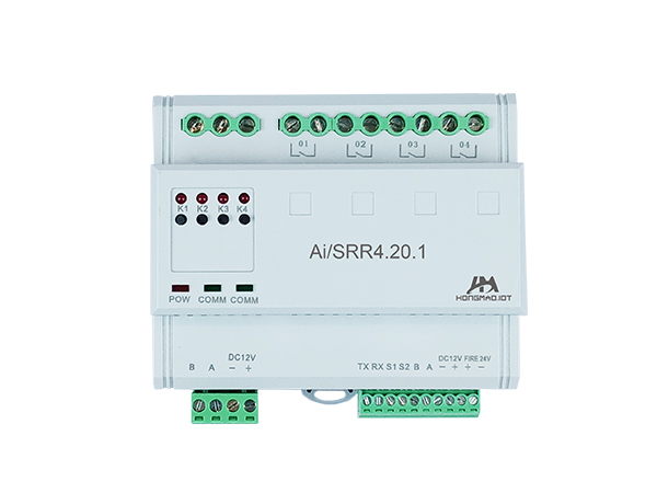 4路20A继电器模块 Ai/SRR4.20.1