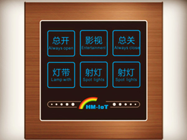 6位金属场景触摸开关AL/SRDB60.00.1