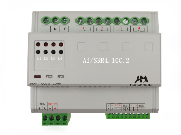 4路16A磁保持继电器模块Ai/SRR4.16C.2